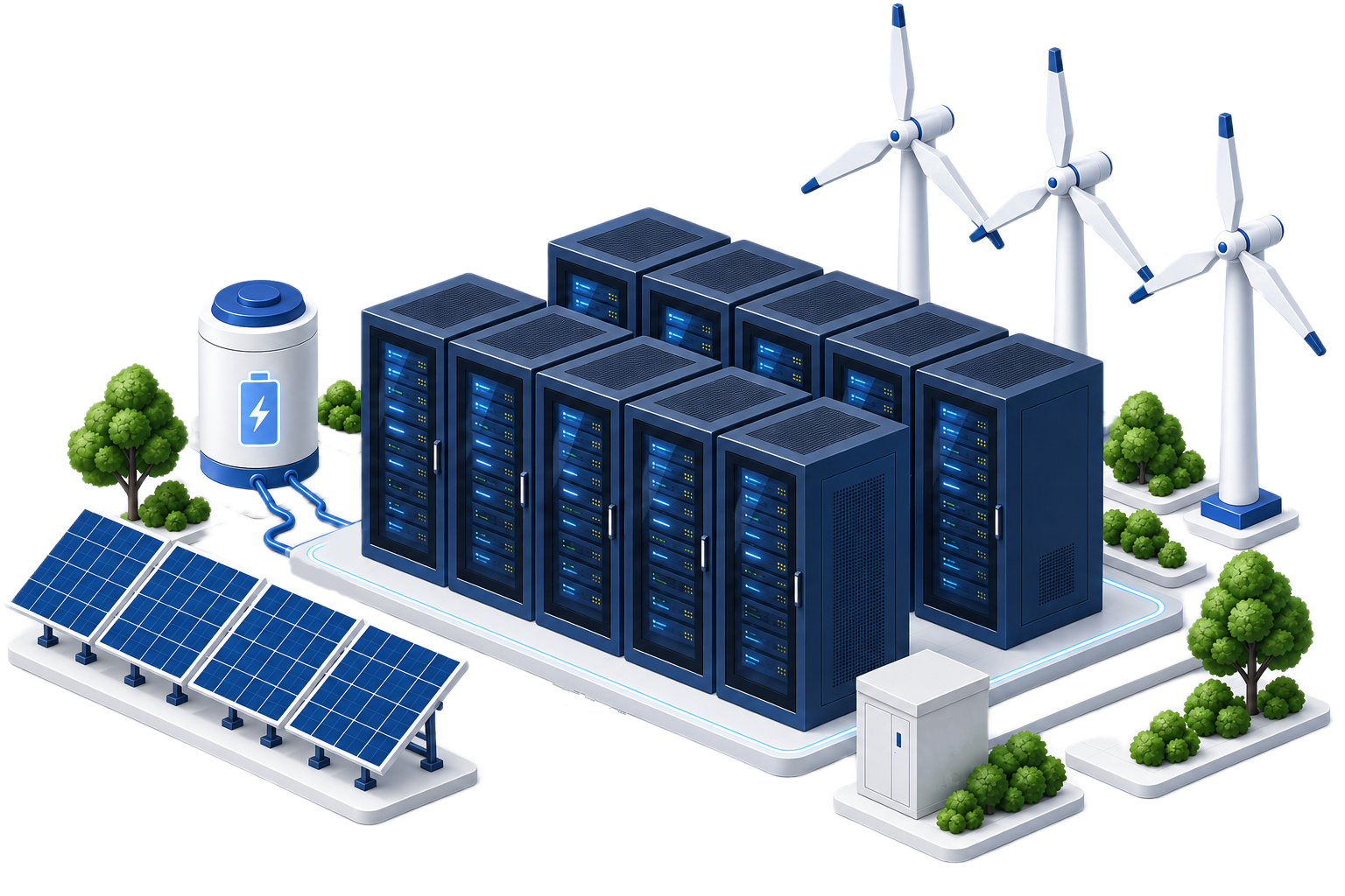Green Data Center Sustainable Facility