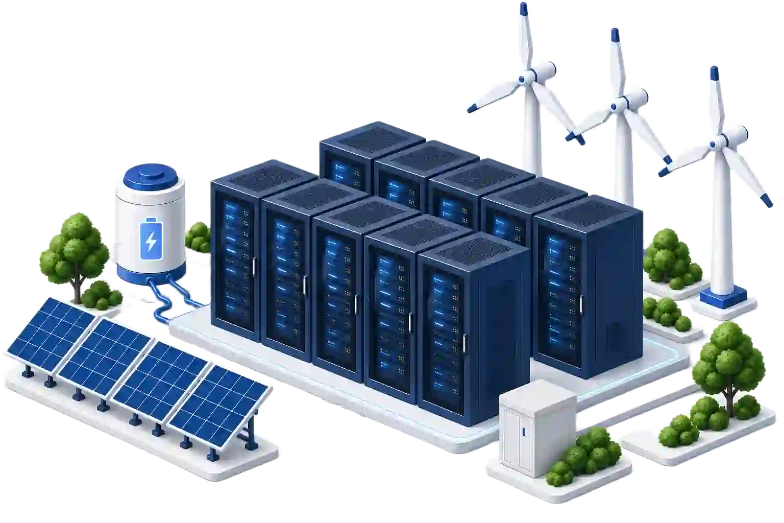 Green Data Center Sustainable Facility